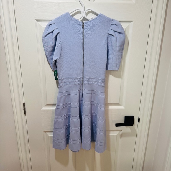 Ted Baker - Puff Sleeve Dress in Light Blue Colour, - Picture 5 of 5